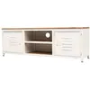 Image de vidaXL Meuble TV 120x30x40 cm Blanc 245457