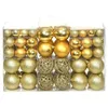 Image de Boules de Noël - VIDAXL - Ensemble de 100 pcs - 6 cm - Doré - Intérieur