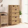 Image de Unité de rangement - vidaXL - 6 paniers - 47 x 37 x 100 cm - Jacinthe deau - Métal