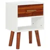 Image de vidaXL Table de chevet Bois dacacia massif 40x30x57 cm