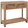 Image de vidaXL Table console 82x33x73 cm Bois dacacia massif