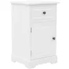 Image de vidaXL Table de chevet MDF et Bois de pin 35 x 32 x 59 cm