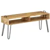 Image de vidaXL Meuble TV Bois de manguier massif 110 x 35 x 45 cm