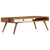 Image de vidaXL Table Basse Rangement Salon Canapé Table Appoint Bois de Sesham Massif 246223
