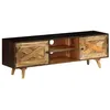 Image de vidaXL Meuble TV Bois de manguier massif 140 x 30 x 45 cm