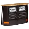 Image de vidaXL Buffet en forme de camion Bois de manguier massif Gris foncé