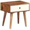 Image de vidaXL Table de Chevet Table de Nuit Meuble de Chambre Bois Massif de Sesham 246263