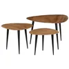 Image de vidaXL Tables basses 3 pcs Bois dacacia massif