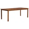 Image de vidaXL Table de jardin 200x100x74 cm Bois dacacia massif 44106