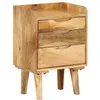 Image de vidaXL Table de chevet Bois de manguier massif 40 x 30 x 595 cm