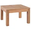 Image de vidaXL Table basse Bois de teck et finition naturelle 60x60x40 cm 246956