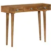 Image de vidaXL Table console Bois de manguier massif 102 x 30 x 79 cm