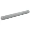 Image de vidaXL Grillage Métal Acier 10x15 m Carré Argenté Treillis Clôture de Jardin 143613