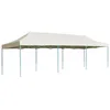Image de vidaXL Tente de Réception Pliable Blanc Cassé Tonnelle Chapiteau de Jardin 44974