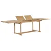 Image de vidaXL Table extensible de jardin 180-280x100x75 cm Teck solide