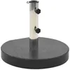 Image de Socle de parasol - vidaXL - Rond - Granit 285 kg - Diamètre 45 cm - Tube acier inoxydable