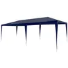 Image de vidaXL Tente de Réception 3x6 m PE Bleu Tonnelle Pavillon Chapiteau de Jardin 45083