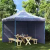 Image de Paroi de tente - vidaXL - 2pcs - PE résistant aux UV - Fixation avec attaches - Bleu