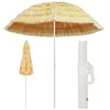 Image de vidaXL Parasol de Plage Naturel Style Hawaïen Pare-soleil de Patio Abri de Soleil Parasol de Jardin Terrasse Cour 44548