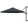 Image de vidaXL Parasol Mural avec Mât Métallique 300 cm Anthracite Balcon Patio Jardin 44865