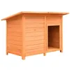 Image de Niche pour chiens - vidaXL - 120x77x86 cm - Bois de pin et sapin - Résistante aux intempéries - Extérieur