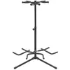 Image de Support de guitare - vidaXL - Acier - Noir - Hauteur réglable 80-102 cm - Stable et robuste