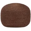 Image de vidaXL Pouf fait à la main Marron 40 x 45 cm Jute
