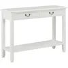 Image de vidaXL Table console Blanc 110x35x80 cm Bois