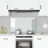 Image de vidaXL Crédence de Cuisine Transparent 100x60 cm Verre Trempé Résistant à la Chaleur et aux Rayures Panneau Mural 249477