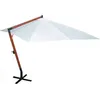 Image de vidaXL Parasol 300 x 400 cm Blanc