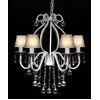 Image de vidaXL Lustre Néo Baroque Plafonnier 6 Feux 2300 Pampilles Cristal Suspension 60338