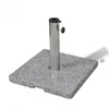 Image de Socle de parasol - vidaXL - 20 kg - Granite - Carré - 400 x 400 x 48 mm