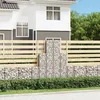 Image de vidaXL 6x Gabions Treillis Galvanisé Clôture Murale de Jardin Bordure Patio 141049