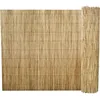 Image de Clôture de jardin - vidaXL - Roseau - 500 x 100 cm - Écologique - Marron