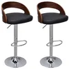 Image de vidaXL Lot de 2 Tabourets de Bar Chaise de Pub Siège de Bistrot Meuble de Salle à Manger Cuisine Salon Maison Intérieur 241689