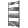 Image de vidaXL Sèche-serviettes Porte-serviette à rails droits Gris de 600x1160 mm 141892