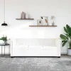 Image de vidaXL Canapé à 3 places Cuir synthétique Blanc