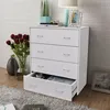 Image de vidaXL Buffet avec 4 tiroirs 60x305x71 cm Blanc 242545