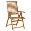 Image de vidaXL Chaises pliables de jardin 2 pcs Bois solide dacacia Marron