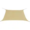 Image de vidaXL Parasol en tissu Oxford carré 36 x 36 m Beige