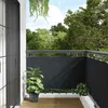 Image de vidaXL Écran de Balcon Tissu Oxford 75x600 cm Anthracite Brise-vue Brise vent 42325