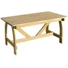 Image de vidaXL Table de jardin 150x74x75 cm Bois de pin imprégné