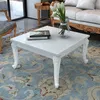 Image de vidaXL Table basse 80 x 80 x 42 cm Laquée Blanc 243379
