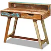 Image de Bureau Vintage - VIDAXL - Bois de récupération massif - 140cm - 2 tiroirs