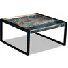 Image de vidaXL Table basse Bois de récupération massif 80 x 80 x 40 cm