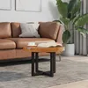 Image de vidaXL Table basse Teck Résine 60 cm 243466