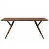 Image de Table Rectangulaire Vintage - LHERITIER DU TEMPS - Malaya Dutchbone - 8 places - Bois Verni