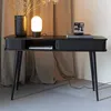 Image de Console 2 portes 120x35x74 cm décor chêne noir - BARBIER