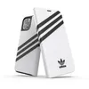 Image de Étui - ADIDAS - OR Booklet - iPhone 12/12 Pro - Cuir PU - Blanc/Noir