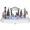 Image de Luville Village de Noël Miniature Patin à glace sur lÉtang - L32 x l245 x H145 cm